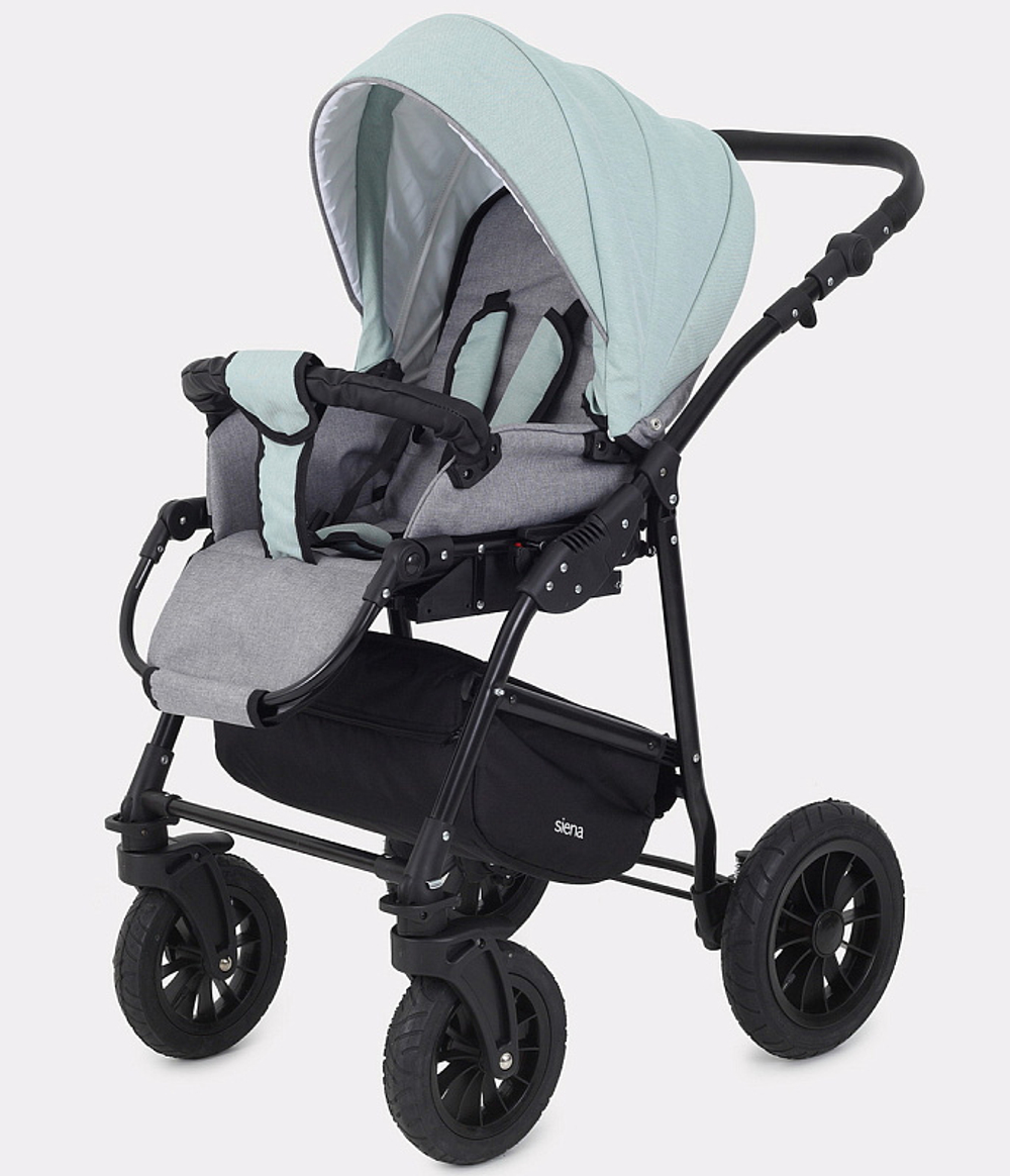 Детская коляска Rant Siena New 2 в 1 10 серый-ментоловый
