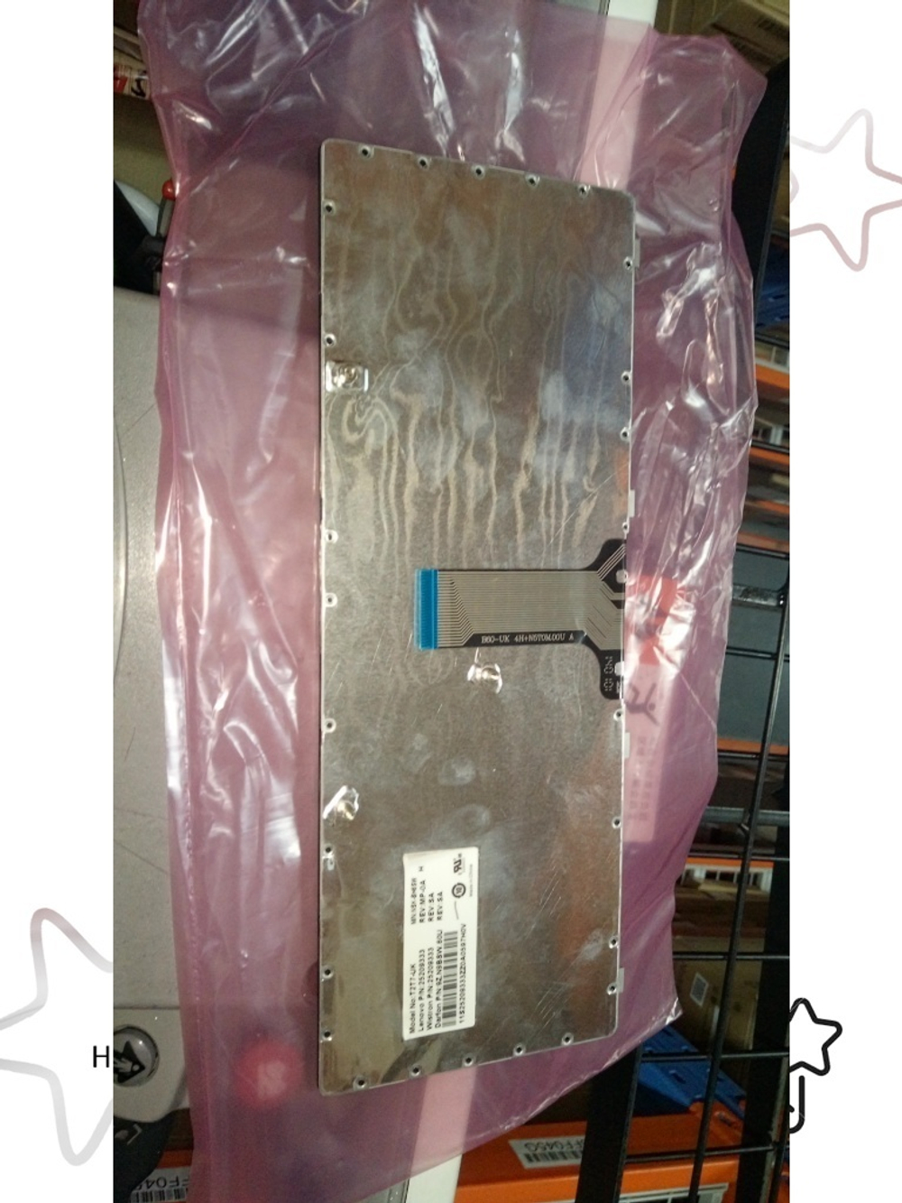 Клавиатура для Ноутбука Lenovo LenovoV480c раскладка - английская, черная (25209333)