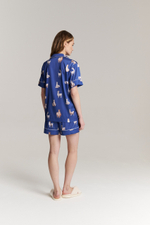 Шелковые шорты с кантом - альпака