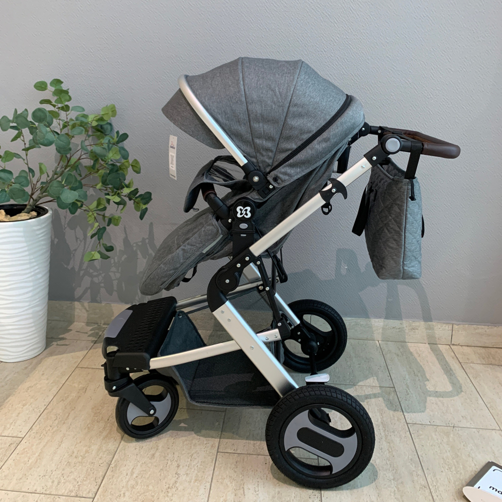 Коляска трансформер Diamond All-season Серый