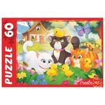 Пазл картонный "МАКСИ-ПАЗЛЫ", АССОРТИ, 180х125х40 мм, РК