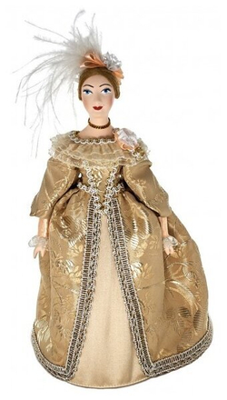 Кукла коллекционная Дама в придворном платье.