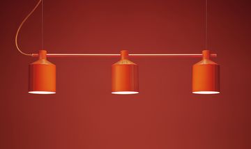 Chandelier Silo by Zero (red)