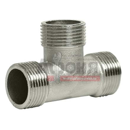 Тройник 3/4'' нар/нар/нар VRT® никель