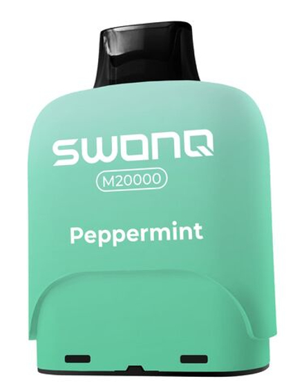 Картридж Swonq M20000 Peppermint - Перечная мята (в пачке 1шт) 20мл 18мг (1,8%)