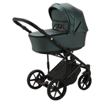 Детская коляска Adamex Zico Deluxe 2 в 1 Z-SM15 Т.ЗЕЛ. КОЖА