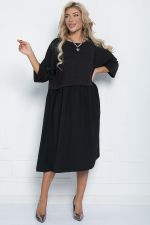 Платье бохо (черное) П11441 LT Collection