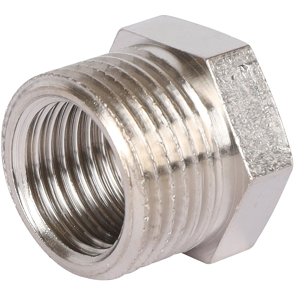 Футорка STOUT никелированная 1/4"x3/8" ВР/НР