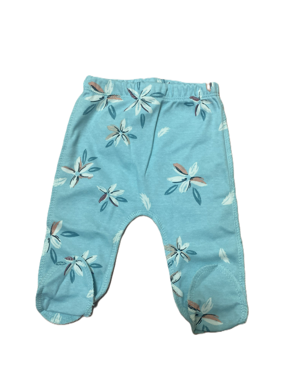 Ползунки на резинке из интерлока (100% хлопок) швы наружу на рост 56см