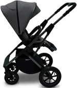 Коляска 4 в 1 Sweet Baby Ricci Air + автокресло Elegante Plus с базой i-Size ISOFIX DK780 Steel Grey (Air)