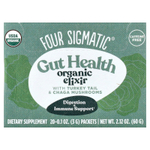 Four Sigmatic, органический эликсир для здоровья кишечника, с трутовиком разноцветным и грибом чага, без кофеина, 20 пакетиков по 3 г (0,1 унции)