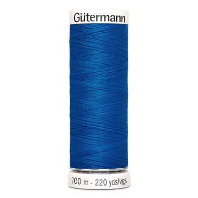 Нить Sew-All 200 м, Gutermann, 322 синяя бирюза
