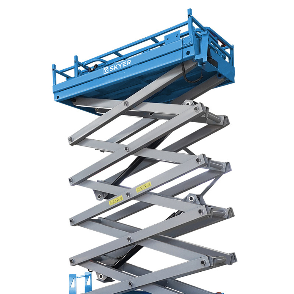 Самоходный ножничный подъемник с выдвижной платформой SKYER PL1435