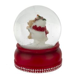 GAEM Фигурка декоративная "Снеговик" в стекл шаре, D 6.5 см, L6,5 W6,5 H8,5 см