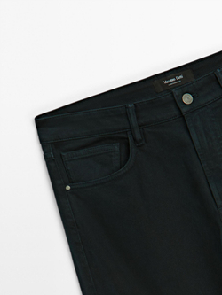 Massimo Dutti Джинсы Slim Fit, темно-синий