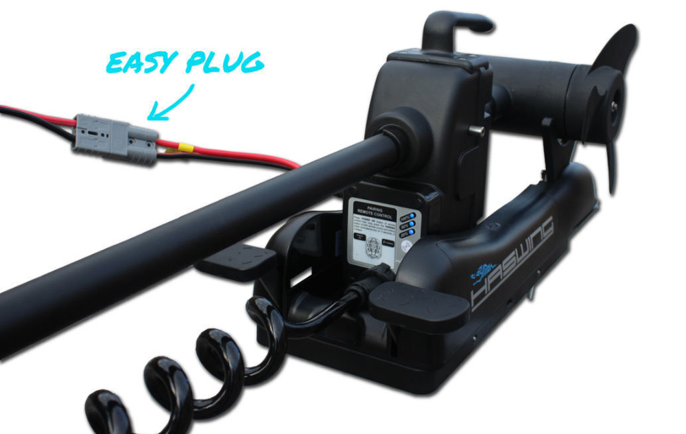 Электромотор Haswing Cayman B 55 lbs GPS NEW с функцией якоря 55Lbs / 12В / 137см