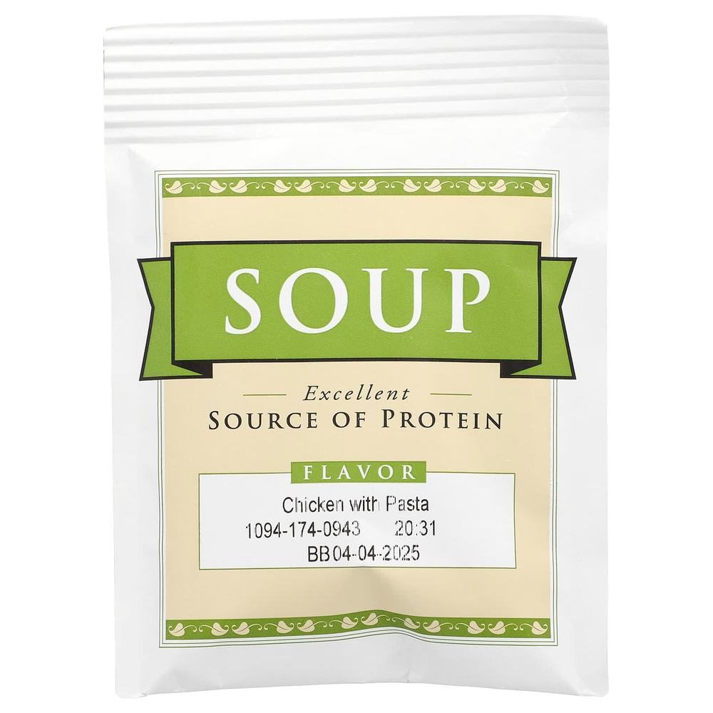 BariWise, протеиновый суп, курица и лапша, 7 пакетиков по 25 г (0,88 унции)