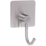 Крючок из нержавеющей стали на липкой основе 3М «БАСТОФ», форма квадрат, нагрузка до 5кг/4,5*8,5см