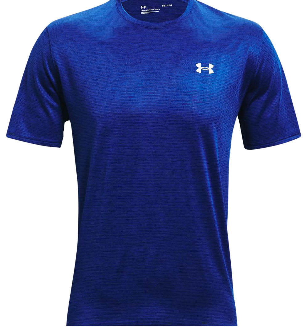 Мужская теннисная футболка Under Armour Men's Training Vent 2.0 Short Sleeve - royal/mod gray