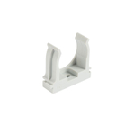 Крепеж-клипса для трубы 32 мм прямого монтажа серая 25 шт