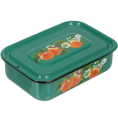 Контейнер пищевой сталь, эмал, 1.5 л, в асс, Керчь, 42515-083/6