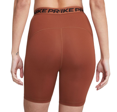 Женские Шорты теннисные Nike Pro 365 Short 7in Hi Rise - rugged orange/black