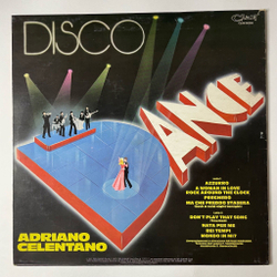 Винтажная виниловая пластинка LP Adriano Celentano Адриано Челентано Disco Dance (Italy 1977) Azzurro