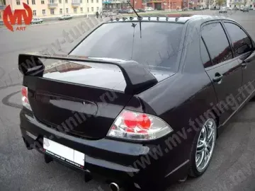 Спойлер var.2 в стиле Evo для Mitsubishi Lancer 9 (средний)