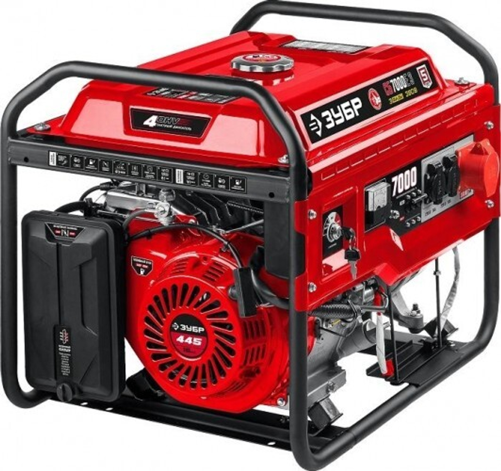Генератор бензиновый ЗУБР СБ-7000Е-3