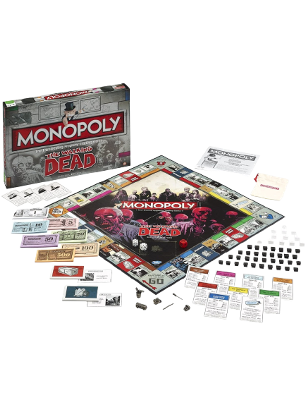 Настольная игра Монополия Walking Dead (на английском языке) купить по цене  4 990 руб в интернет-магазине комиксов Geek Trip