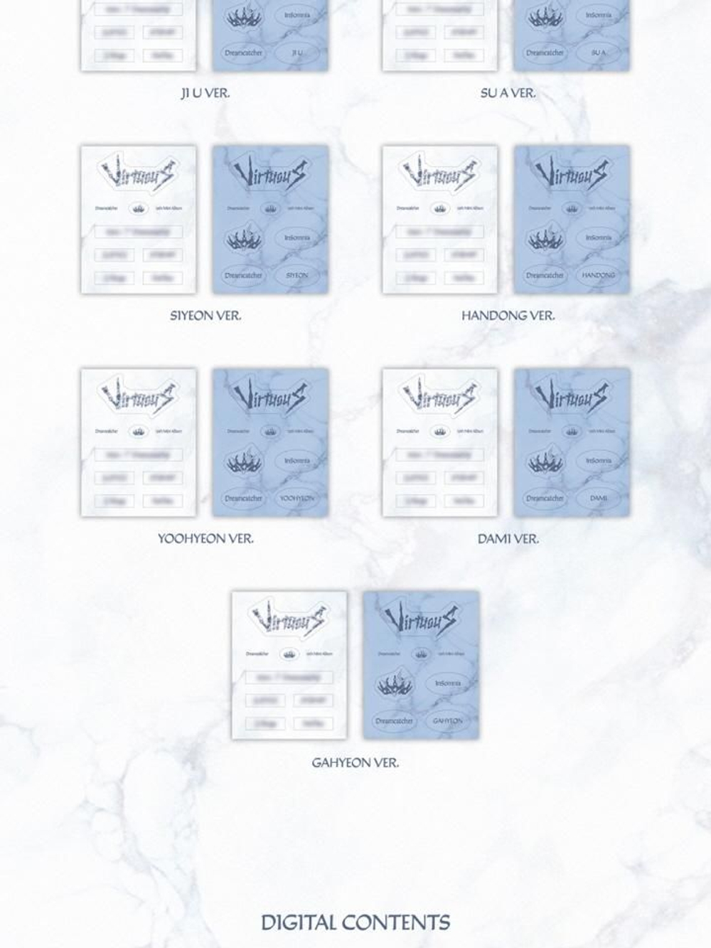 Альбом DREAMCATCHER - VirtuouS 10th Mini Album POCA ALBUM RANDOM Version