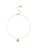 Колье с буквой О