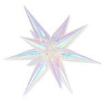 Шар фольгированный Звезда 3D 66 см (Перламутр)