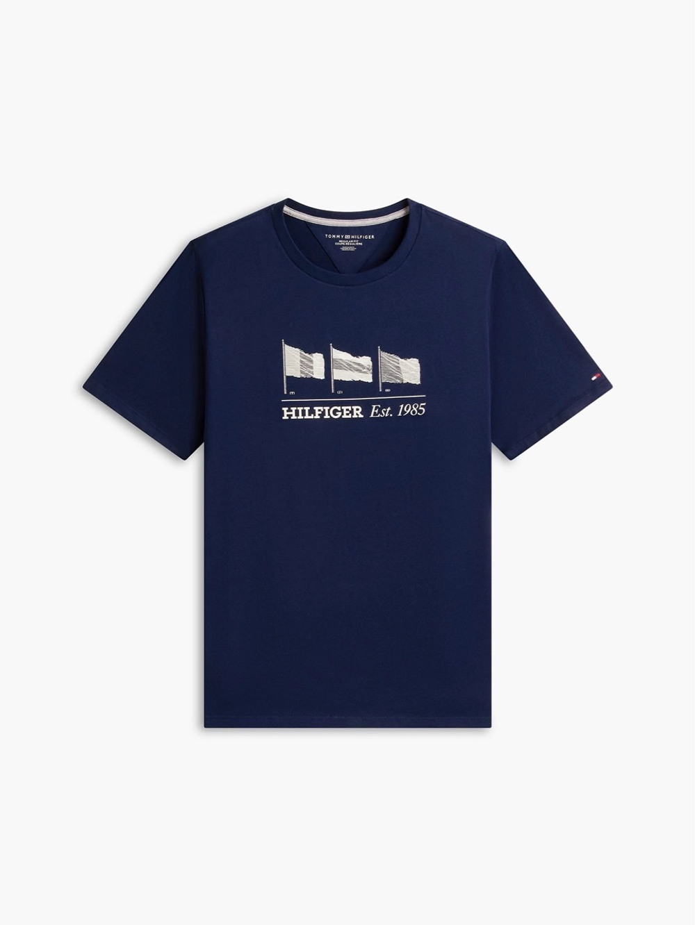 Футболка Tommy Hilfiger Multi-Flag Logo Light Navy