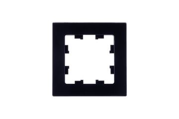 Рамка 1-м AtlasDesign Nature натур. стекло черн. SE ATN361001