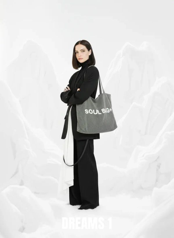 Сумка Soul bag+ Камень серая - фото 3