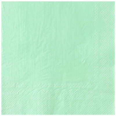 Салфетка Пастель мятная 33см 12шт/G