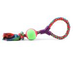 Игрушка для собак "Верёвка с петлёй, мяч", d65/380мм, Triol