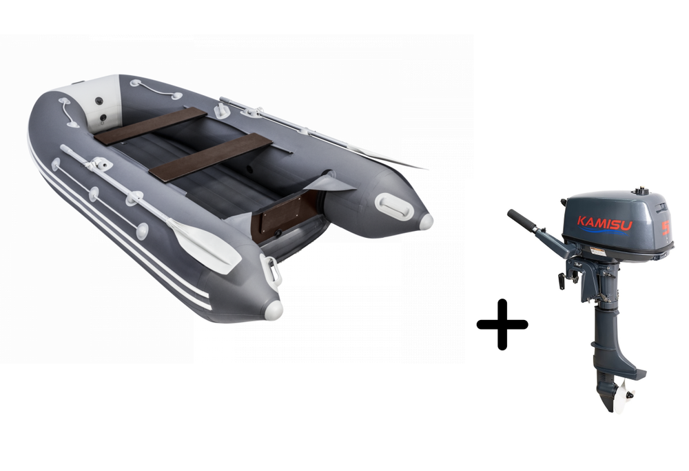 Таймень LX 3200 НДНД + KAMISU T 5 BMS (комплект лодка + мотор)