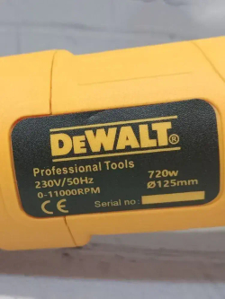 Болгарка DeWalt сеть 8110S с регулировкой оборотов / ушм / ушм 125 ушм DeWalt