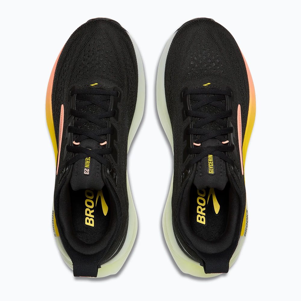 Женские Кроссовки для бега Brooks Glycerin 23 black/peach/nightlife