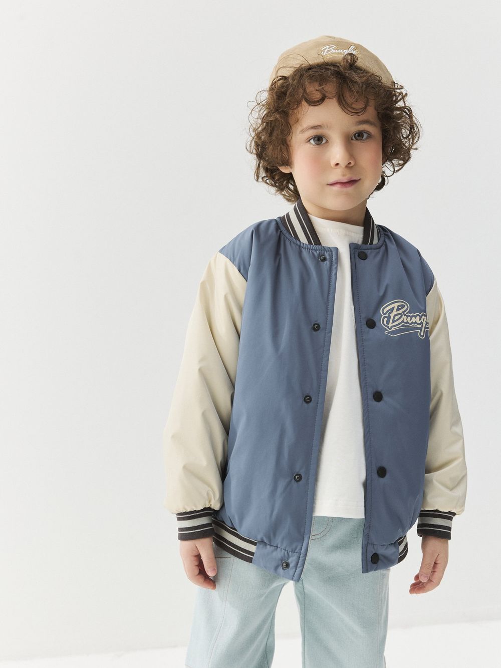 Бомбер с утеплителем "Деним"