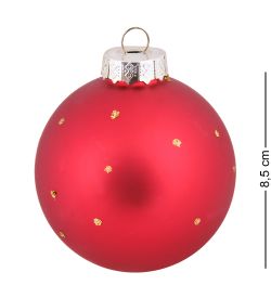 Элита НФШ-1705 Ел.украшение Шар «Змея» красный 85 мм