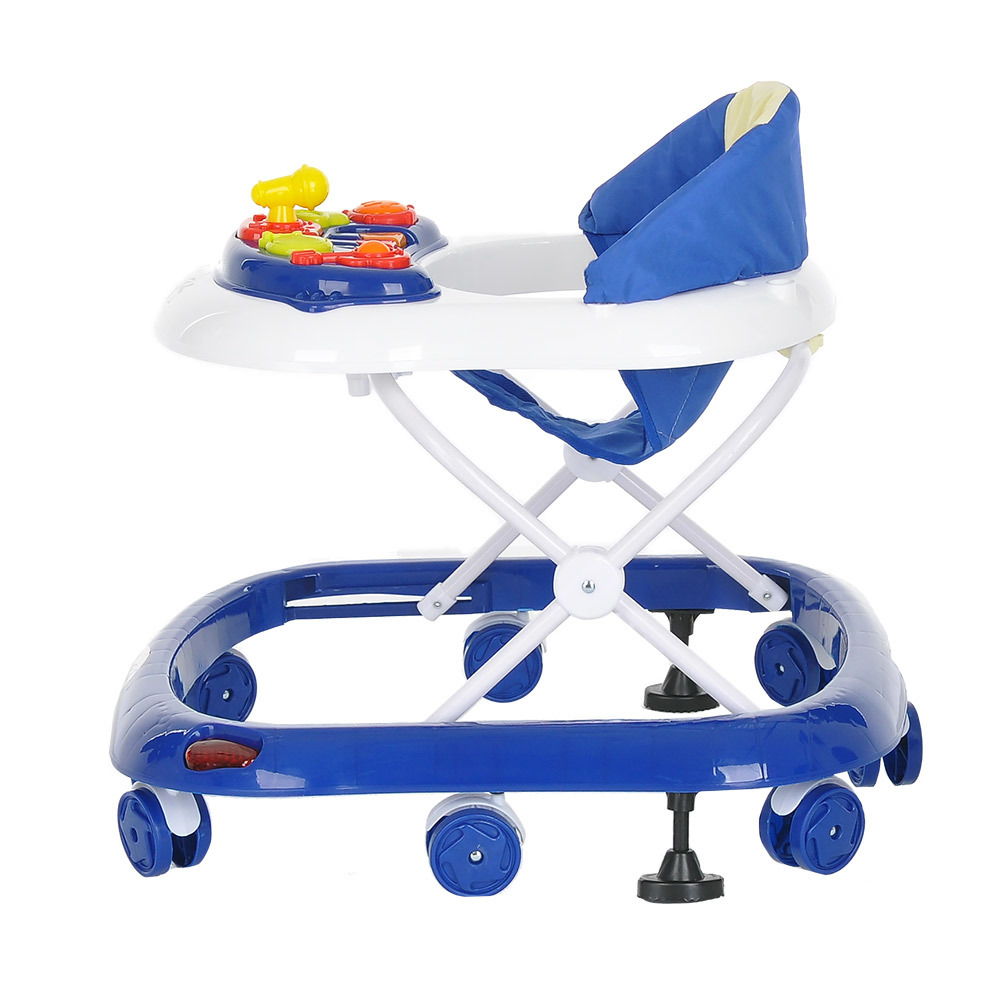 BAMBOLA Ходунки Капитан (8 колес,игрушки,муз) (60*57*57) Dark blue+White/Темно-синий