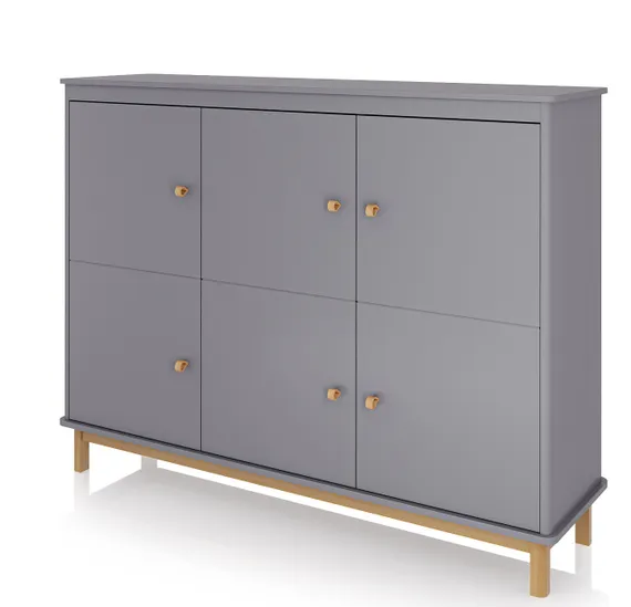 Шкаф Classic низкий (серый)