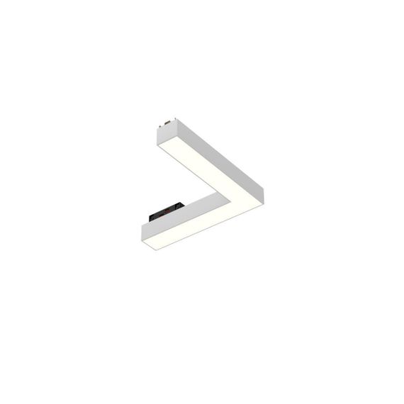 Трековый светодиодный светильник 6063 TrackLine Fold Angle (ral9003/200mm/200mm/LT70 — 4K/12W/120deg) 0625203