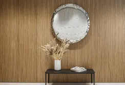 Настенный декор Brano Отражение 5, Ø100 см, полированная сталь