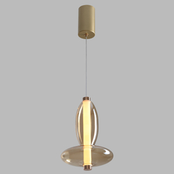 Светильник подвесной Crystal Lux QUASAR SP7W LED AMBER