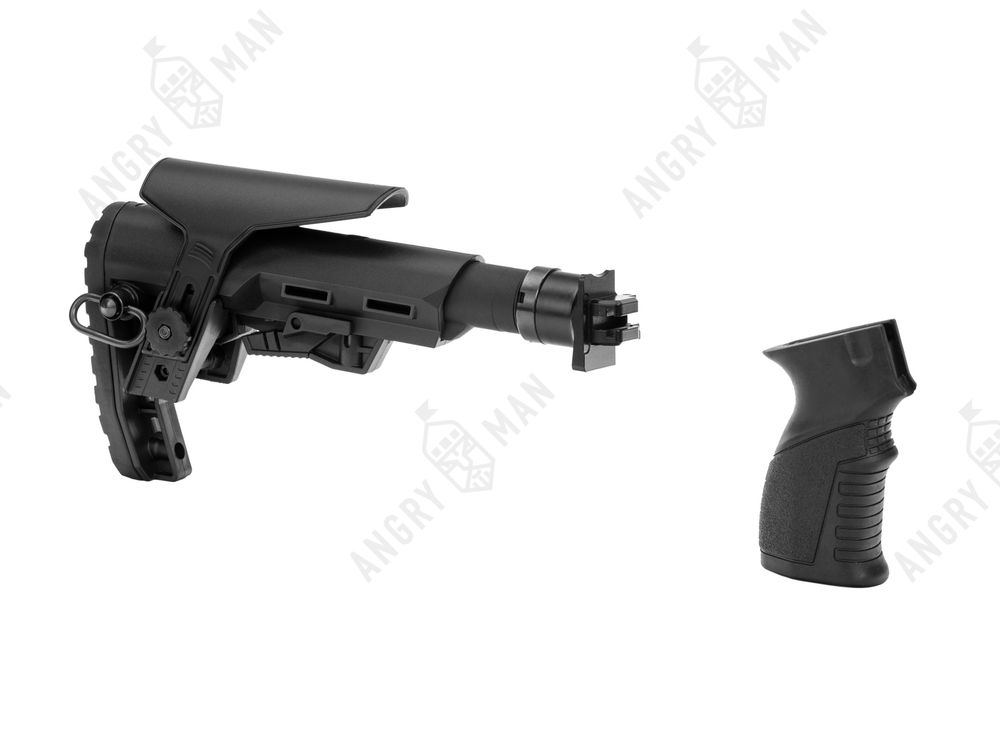 Комплект: Телескопический приклад для складных ВПО, без завышения на базе Alpha CP, K.Arma