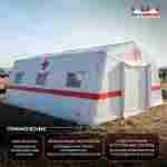 Модуль пневмокаркасный медицинский «Стабилизация» из ПВХ 8×6×3 м, полевой госпиталь